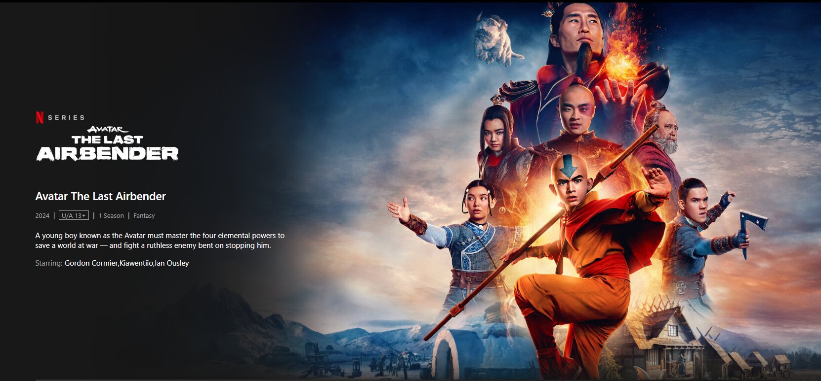 Avatar The Last Airbender review netflix today