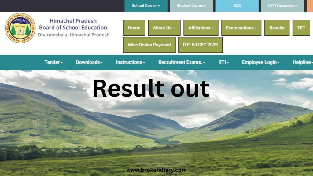 HBSE 10th Result 2025